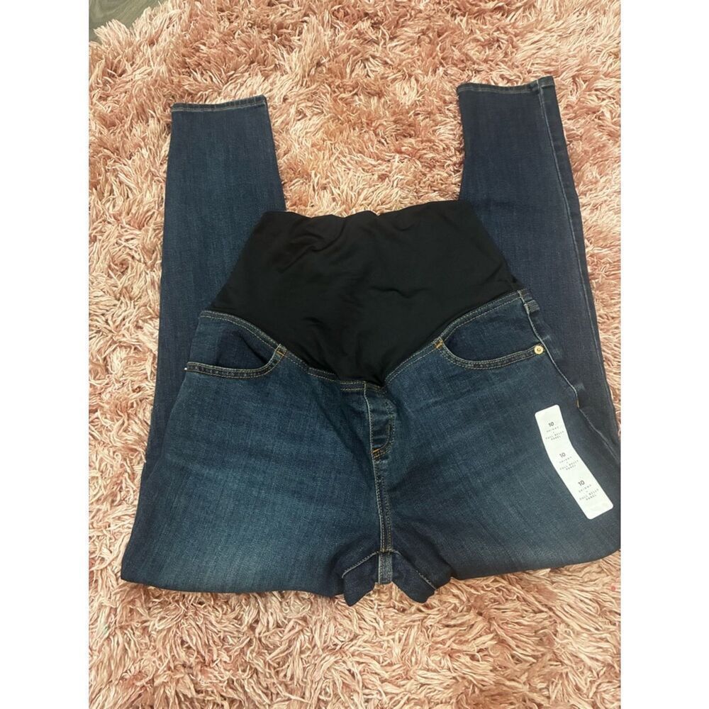 Isabel Maternity by Ingrid & Isabel Dark Blue Skinny Jeans 10